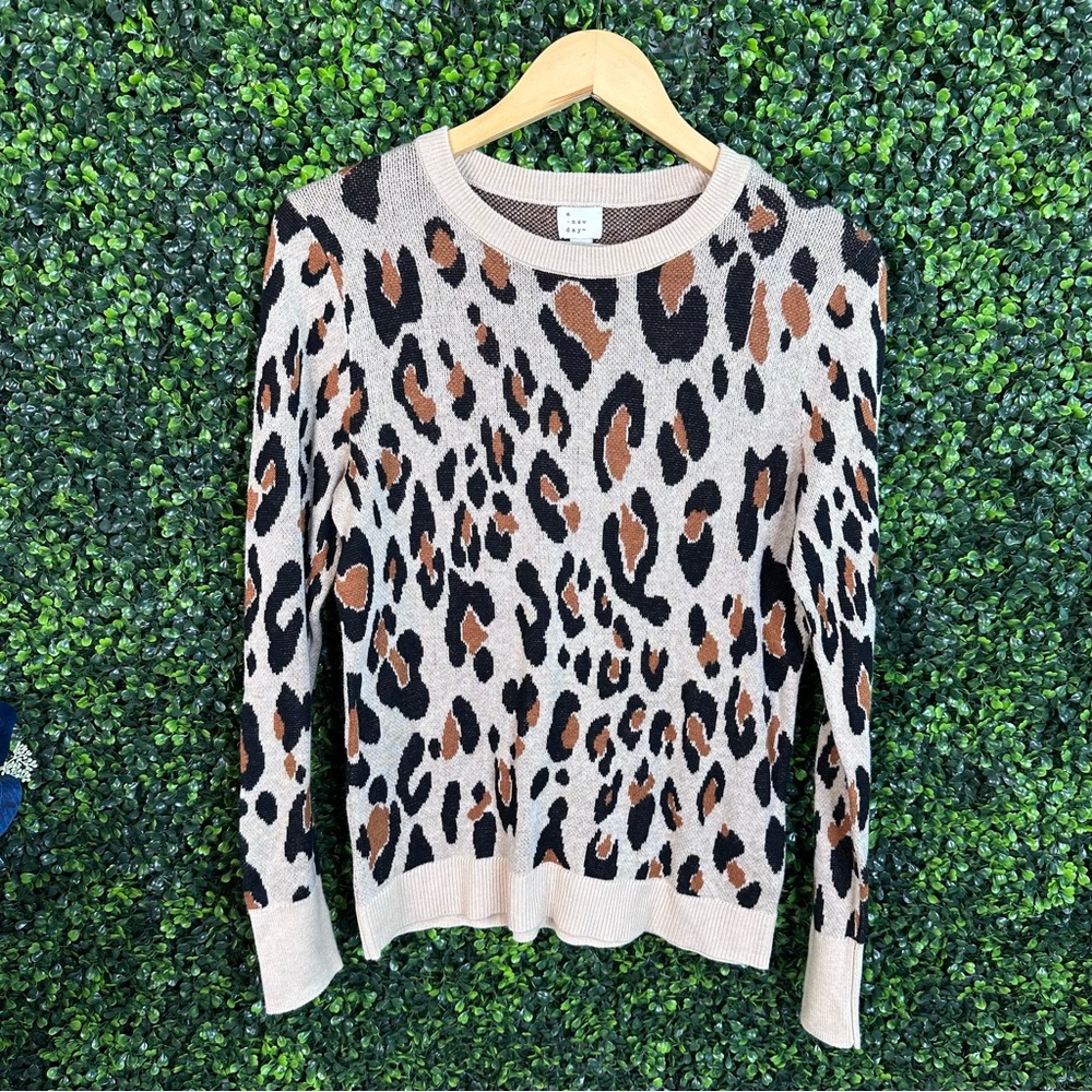 Nwt a new day Animal‎ Print Women's Sweater